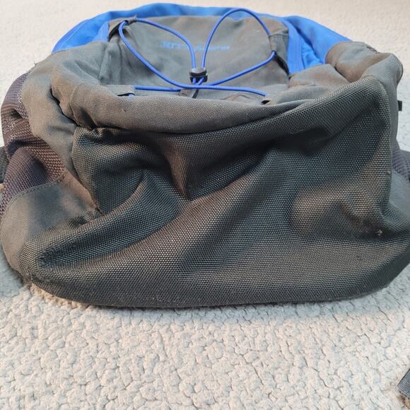 The North Face Backpack Gray Blue Groundwork Flexvent Laptop Outdoor Hiking 29L - Picture 5 of 14